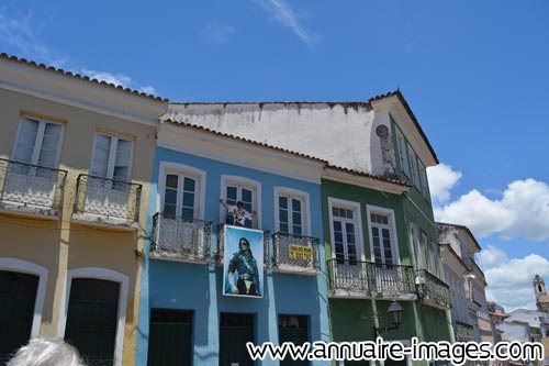 Rue commerçante Salvador Bahia