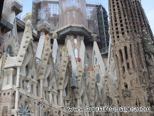 Vue d'ensemble Sagrada Familia 2014 Barcelone