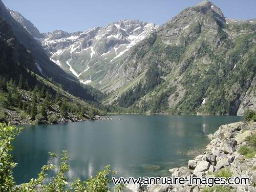 Lac Lauvitel sur Bourg d'Oisans en Isère.