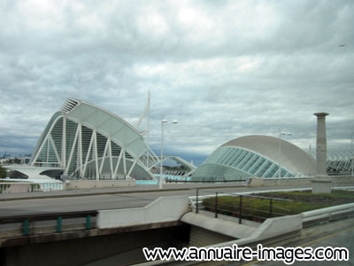 Bâtiment moderne à Valencia en Espagne