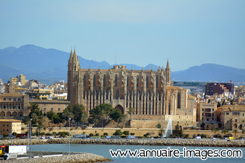 Cathedrale de Palma de Majorque, île de Majorque, île des Baléares.