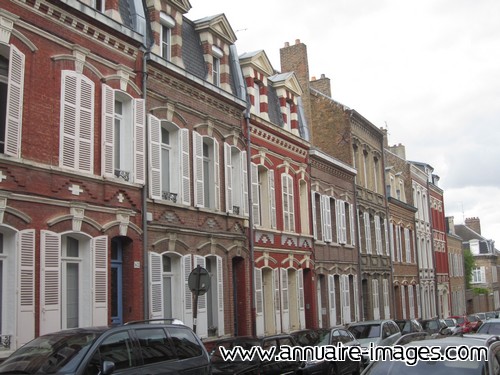 Maisons de briques à Amiens