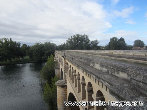 Le pont canal à Béziers