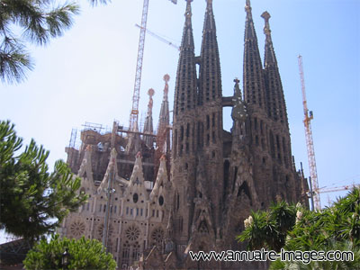 Sagrada Familia année 2003 à Barcelone