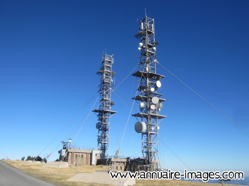 Pylones  de télécommunication du Mont Aigoual