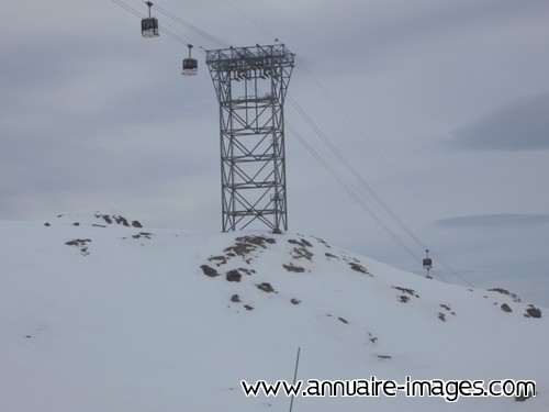 Pylone de télécabine Jandri aux Deux Alpes