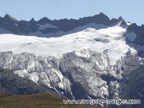 Glacier de Haute Maurienne en Savoie.
