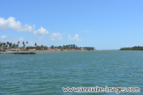 Ile Massagueira, le lagon, près de Maceio, Brésil