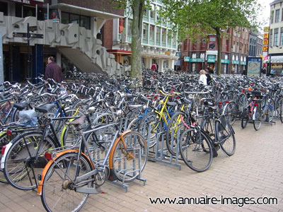 Vélos à Amsterdam. 